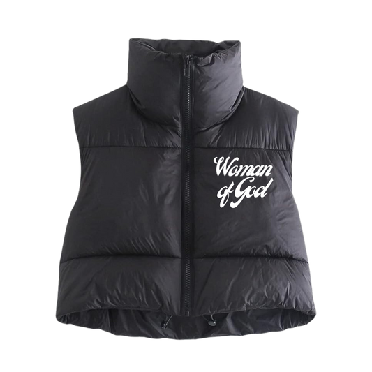WOG Cropped Puffer Vest