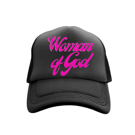 Pink Woman of God Trucker Hat