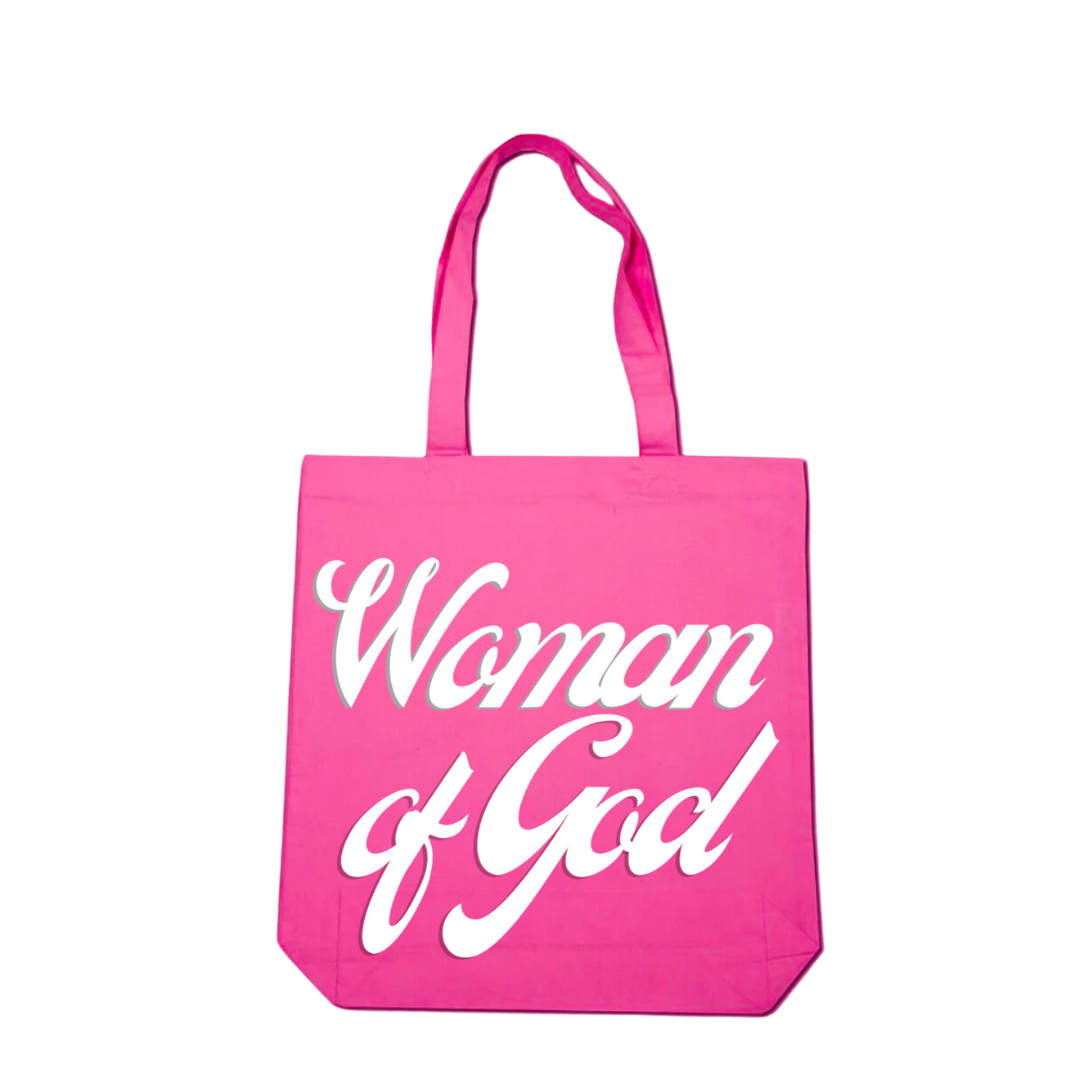 Pink Woman of God tote Bag *Limited Time only*